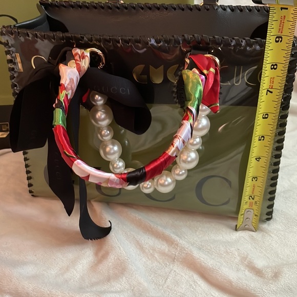 AUTHENTIC Gucci paper shopping bag handmade purse - Picture 9 of 9